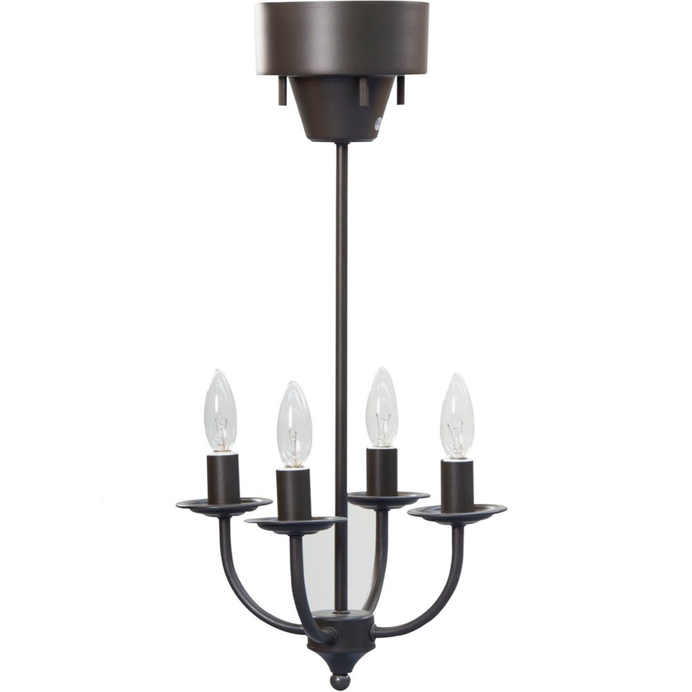 キャンドルのようなアンティーク感溢れるシャンデリア（ブラウン） おしゃれ照明 送料無料