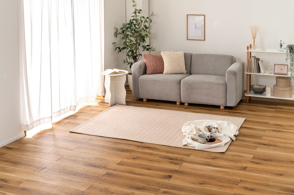 【洗濯機OK】お子様にも安心　コットン１００％のイブルラグ　190×130　夏用キルトラグ　　