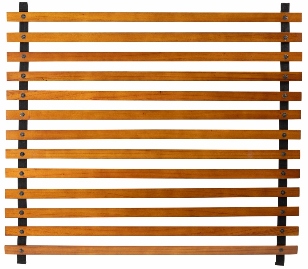 天然木のナチュラルぬくもり感じる「ウッドパーテーション」　　吊り下げ式で省スペース　 　　　　　　  【ワイドタイプ】幅120ｃｍ×高113ｃｍ                 背面ディスプレイ/間仕切り/