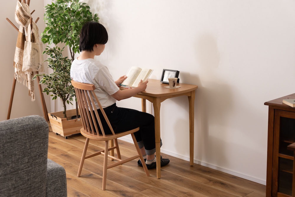 2WAYコタツテーブル（ナチュラル）シーンに合わせて高さ変えられるコンパクトサイズのパーソナルコタツ