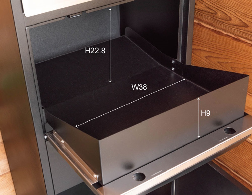 【ホワイト】おしゃれな宅配ボックス「デリバリーボックス」戸建の宅配便の不在受け取りに、置き型・工事不要・ポスト一体型の宅配BOX。