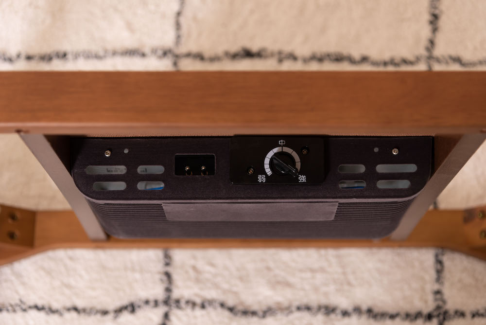 2WAYコタツテーブル（ブラウン）シーンに合わせて高さ変えられるコンパクトサイズのパーソナルコタツ