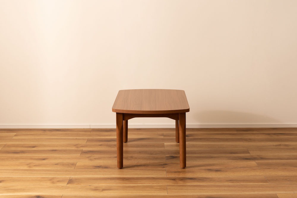 2WAYコタツテーブル（ブラウン）シーンに合わせて高さ変えられるコンパクトサイズのパーソナルコタツ