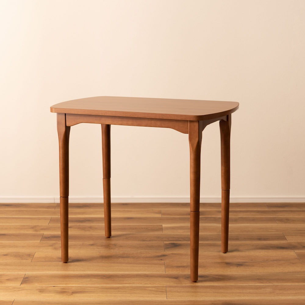 2WAYコタツテーブル（ブラウン）シーンに合わせて高さ変えられるコンパクトサイズのパーソナルコタツ