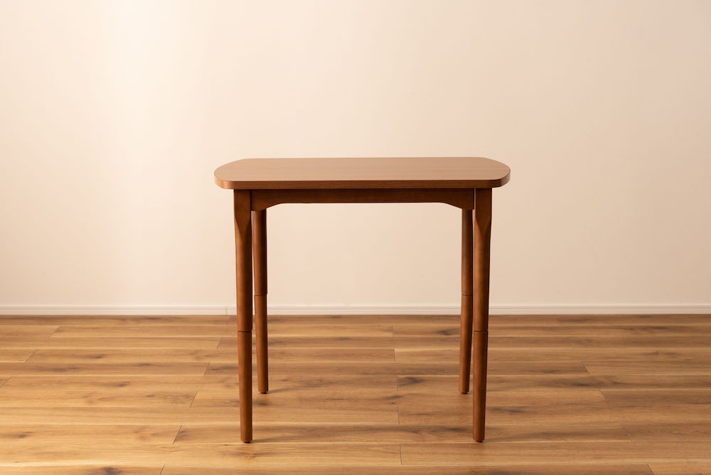 2WAYコタツテーブル（ブラウン）シーンに合わせて高さ変えられるコンパクトサイズのパーソナルコタツ