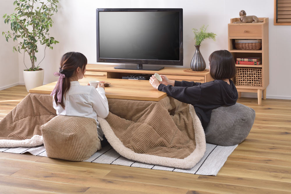 コーデュロイ調ビーズクッション ROOM ESSENCE幅30cm（ベージュ）