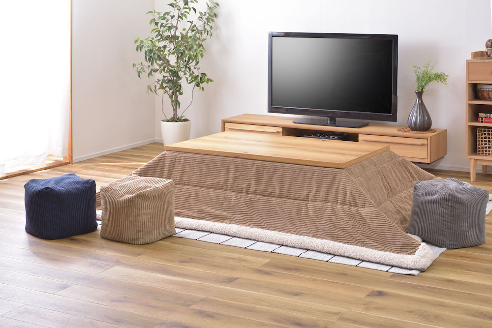 コーデュロイ調ビーズクッション ROOM ESSENCE幅30cm（ベージュ）