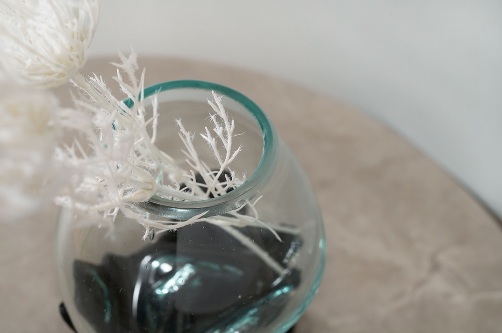 吹きガラスと天然流木の世界にひとつのガラスオブジェ/テラリウム・フラワーベース・小生物の水槽などに 【まとめ買いで最大10%OFF対象商品】