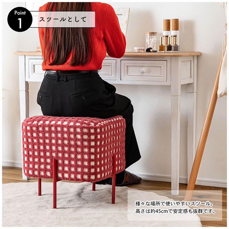 □□□□□□NEW□□□□□□ギンガムチェックのぽこぽこ素材と