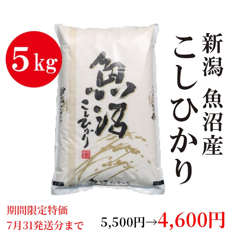 ����ָ����ò��� ���� �ڵ��»��� �����ҥ��� 5kg�����£�ǯ�ٻ��ʡ�7/31ȯ��ʬ�ޤǡ�