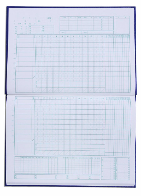 送料無料】日刊スポーツ オリジナル 野球スコアブック B5版 | 物品