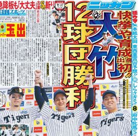 大阪版 2025年6月22日付 日刊スポーツバックナンバー