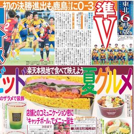 東北家庭版 2025年8月1日付 日刊スポーツバックナンバー