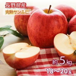 【今季分終了しました】【12月上旬～発送開始】完熟サンふじ「味選」　約5kg