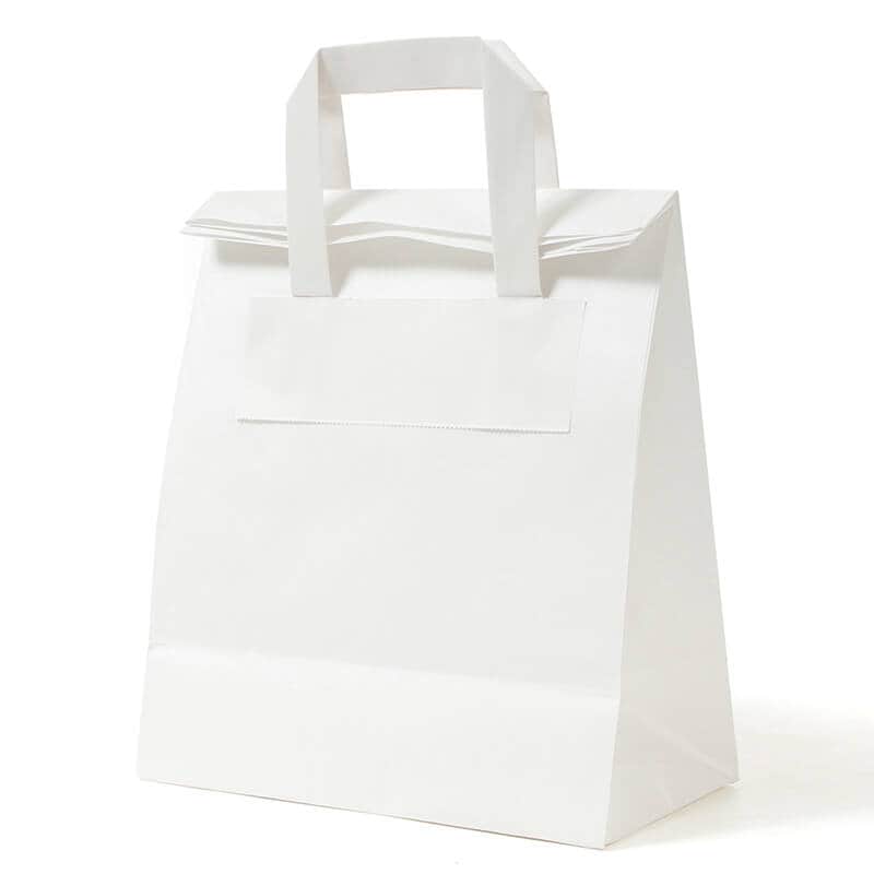フォールドバッグ2212 白無地 | レジ袋・手提げ袋,紙袋 | 洋菓子店