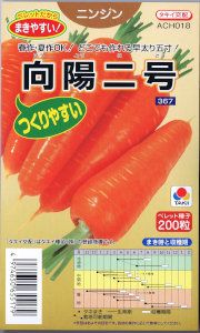 タキイ種苗 ニンジン 向陽二号 ペレット種子 約200粒 【郵送対応】