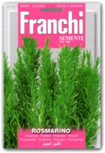 FRANCHI社種子】【116/1】ローズマリー （内容量：0.1g