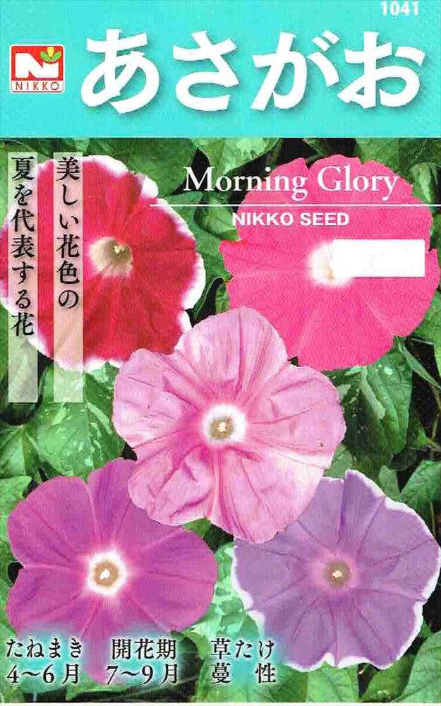 日光種苗 あさがお（朝顔）のタネ[内容量:0.5ml]【1041】【春