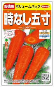 サカタのタネ ニンジン 時なし五寸人参 お徳用 16ml 【郵送対応