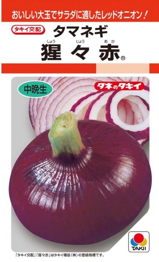 タキイ種苗 タマネギ 猩々赤 2.7ml 【郵送対応】 | 【メーカー名から