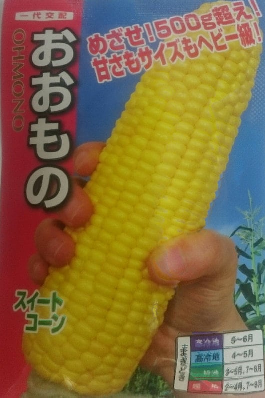 ナント種苗 トウモロコシ おおもの 約200粒【郵送対応】 | 【メーカー