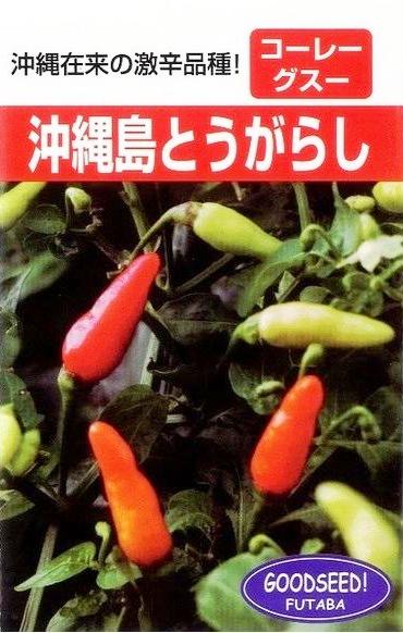 フタバ種苗 トウガラシ 沖縄島とうがらし 2ml【郵送対応】