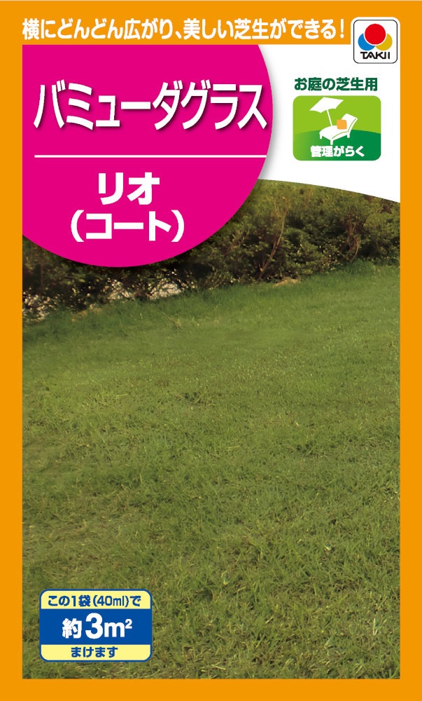 タキイ種苗 バミューダグラス リオのタネ[内容量：コート種子