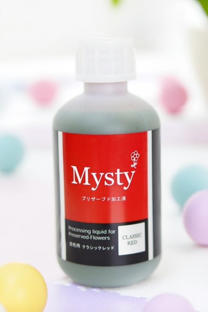 プリザーブド加工液 「Mysty 着色用 クラシックレッド」 500ml