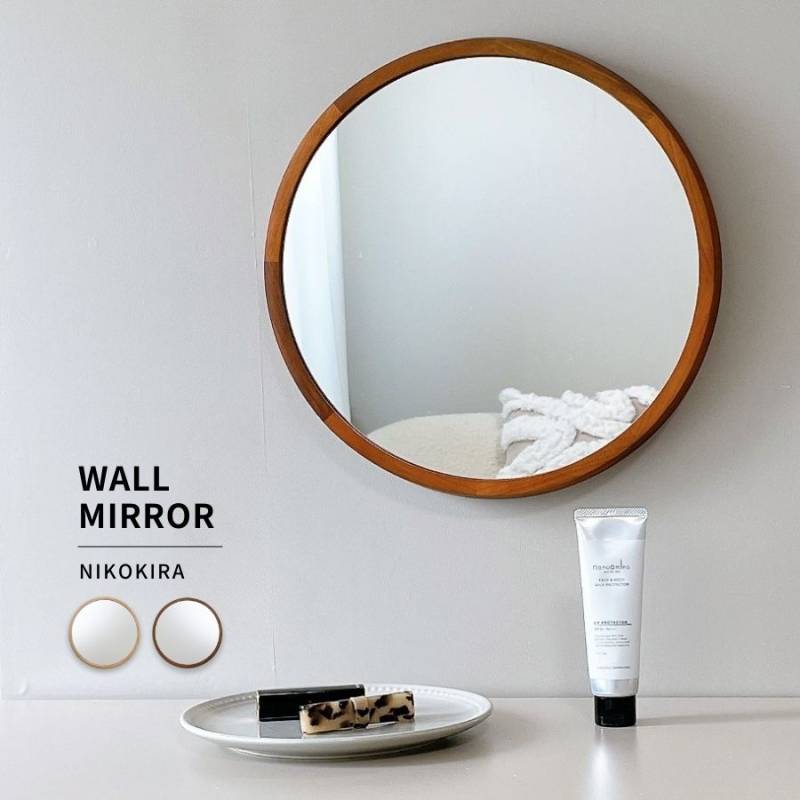 壁掛けミラー,円形・楕円形 | 鏡専門店 NIKOKIRA（ニコキラ） 本店