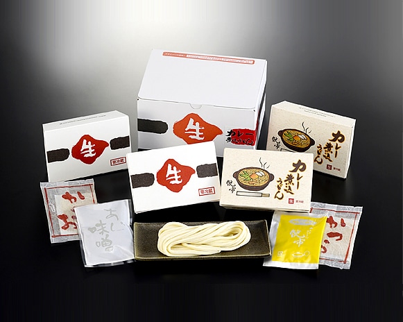 煮込みうどんセット（生）（味噌2人前・カレー2人前）フレッシュギフト