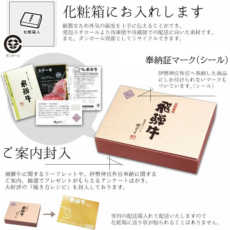 【ぽっきり】飛騨牛かたロース肉(クラシタロース）焼肉用500g 化粧箱入　お祝いなどのご進物・贈答品に