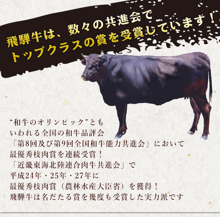【～6/30まで10％オフクーポン対象商品】【ぽっきり】飛騨牛かたロース肉(クラシタロース）焼肉用500g 化粧箱入　お祝いなどのご進物・贈答品に