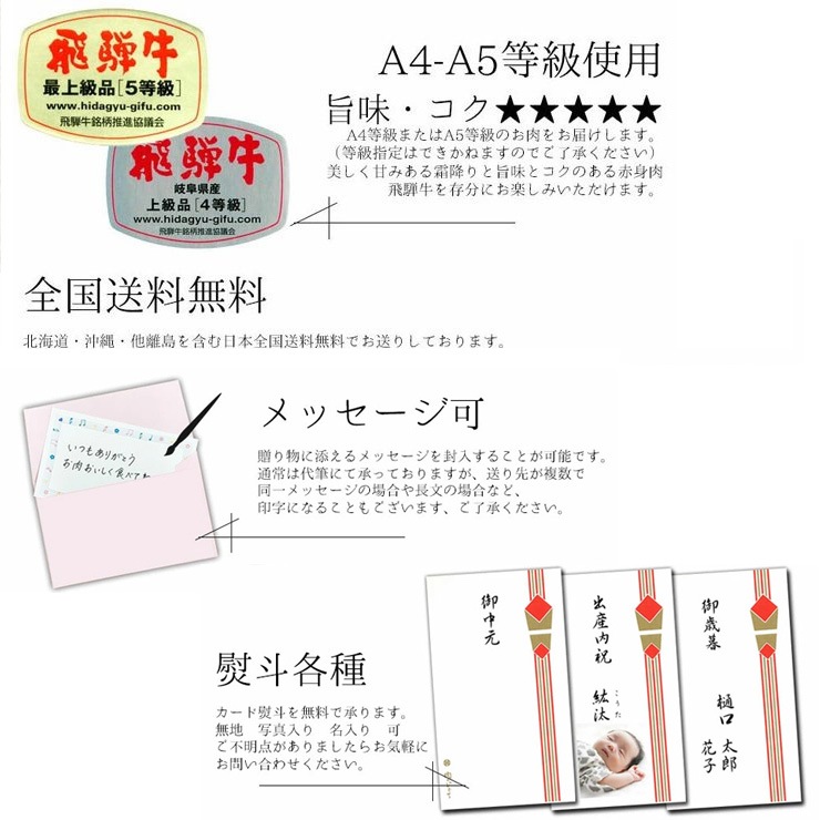 【ぽっきり】飛騨牛かたロース肉(クラシタロース）焼肉用500g 化粧箱入　お祝いなどのご進物・贈答品に