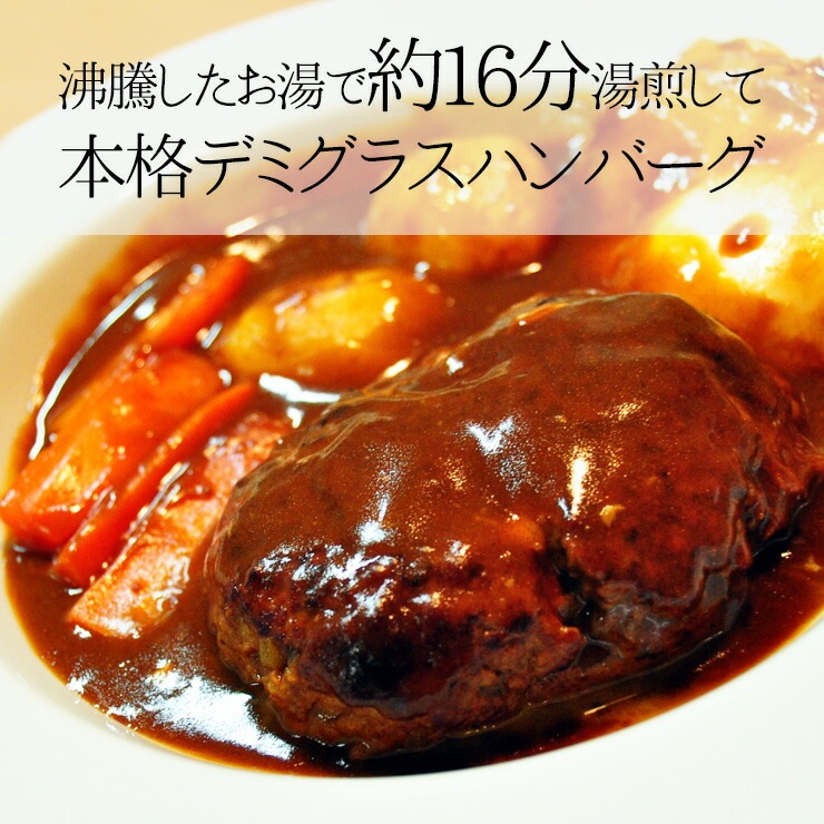 飛騨牛 煮込みハンバーグ  （ソース120g：ハンバーグ120g）×6個セット