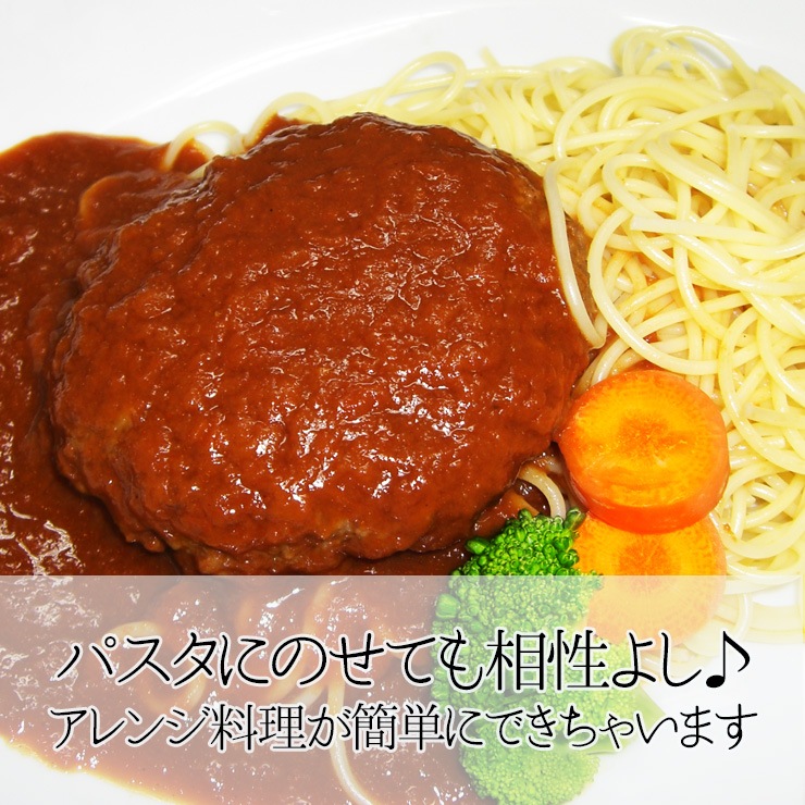 飛騨牛 煮込みハンバーグ  （ソース120g：ハンバーグ120g）×6個セット