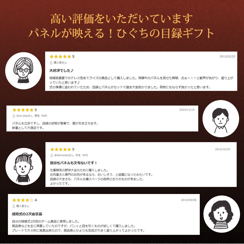 目録ギフト コンペ・イベント景品に！ 飛騨牛 20500円コース