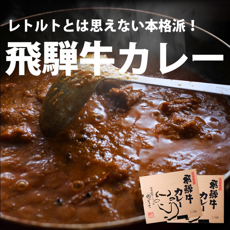 ご当地 グルメ 飛騨牛カレー & ボーノポークぎふポークカレー ギフトセット 各220g×2食 合計4食入 送料無料