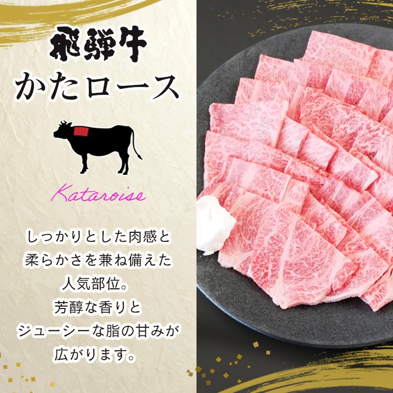 【送料無料】飛騨牛 焼肉 メガ盛り 1kg（かたロース500g＆赤身500g）A4・A5等級 食べ比べセット BBQ 焼き肉 お取り寄せ ギフト