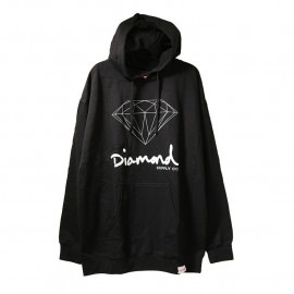 Diamond Supply (ダイヤモンドサプライ) パーカー プルオーバー OG Sign Hoodie Black|D|ブランド別
