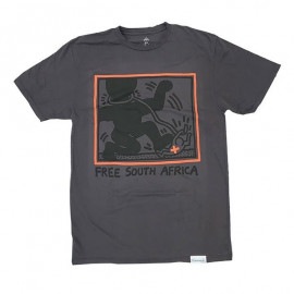 Diamond Supply(ɥץ饤)T Diamond x Haring South Africa Tee Charcoal KEITH HARING(إ)