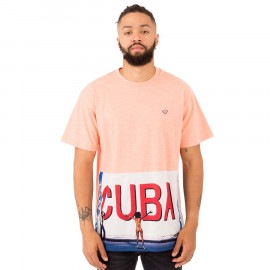 Diamond Supply(ダイヤモンドサプライ)Tシャツ Cuba T-Shirt Coral|D|ブランド別