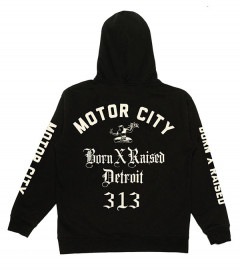 BornxRaised (ܡ󥢥ɥ쥤) ѡ ץ륪С MOTOR CITY HOODY BLACK