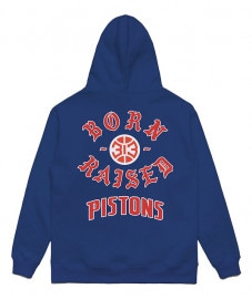 BornxRaised (ボーンアンドレイズド) パーカー プルオーバー BORN X RAISED + PISTONS 313 ROCKER HOODY BLUE|B|ブランド別