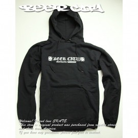 BEER CITY (ӥƥ) SKATEBOARDS RECORDS ѡ ץ륪С Iron Cross hoodie Black