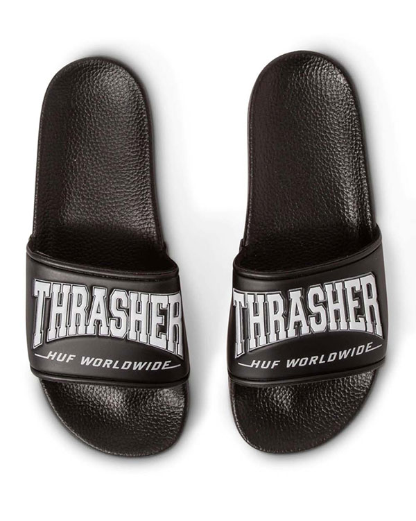 Huf x Thrasher (ハフ/スラッシャー) サンダル スリッパ Slides