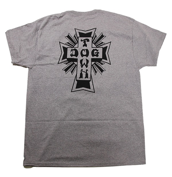 Dogtown Skateboards (ɥå) T Cross Logo Oxford GreyBlack