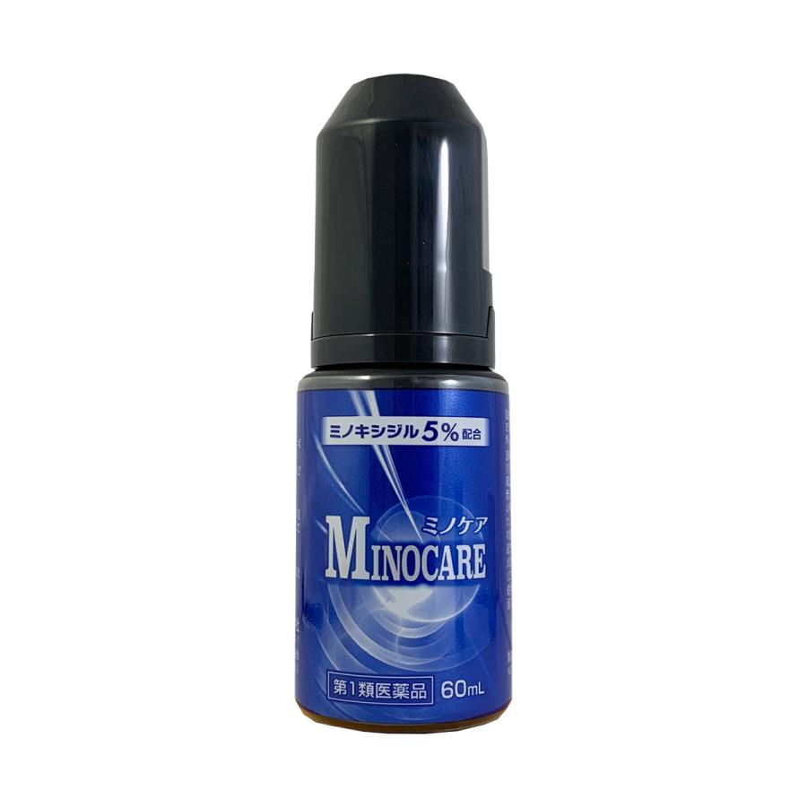 【第1類医薬品】ミノケア 30日分 60ml | 発毛剤 育毛剤 ミノキシジル 国内最大濃度 5% 壮年性脱毛症 日本製 