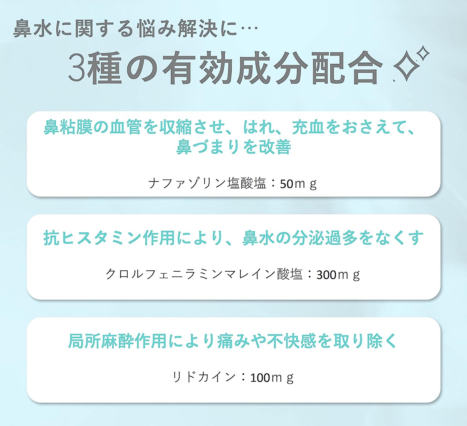 【第2類医薬品】 点鼻スプレー 1～10個セット | 鼻炎 鼻炎薬 アレルギー性鼻炎 薬 鼻水 鼻づまり くしゃみ 医薬品 ナファゾリン塩酸塩 50mg 配合 急性鼻炎 点鼻 点鼻薬 鼻詰まり