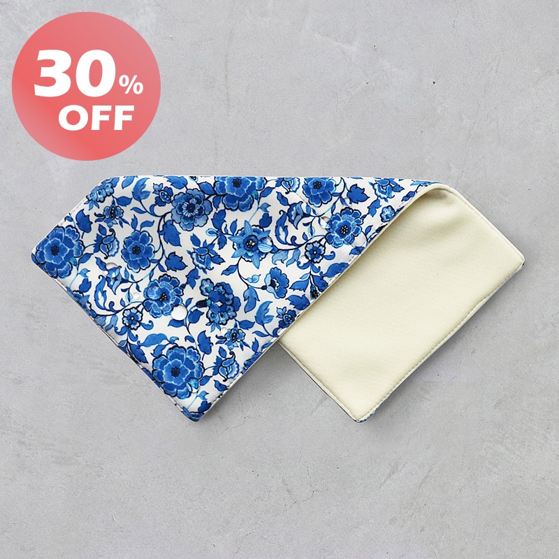 【5/13まで30%OFF】桐生はんかち『染付』【母の日キャンペーン期間限定 ￥3,300 → ￥2,310】