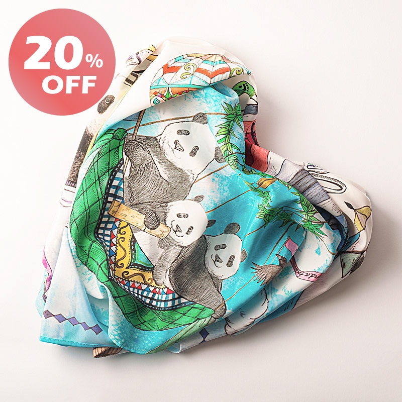 【5/13まで20%OFF】『パンダ』（平織96cm）【母の日キャンペーン期間限定 ￥4,840 → ￥3,872】